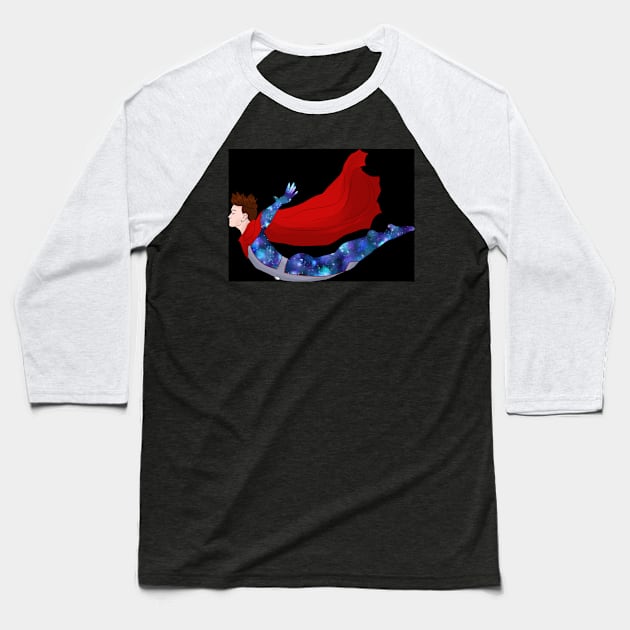 In flight Baseball T-Shirt by Babynothing